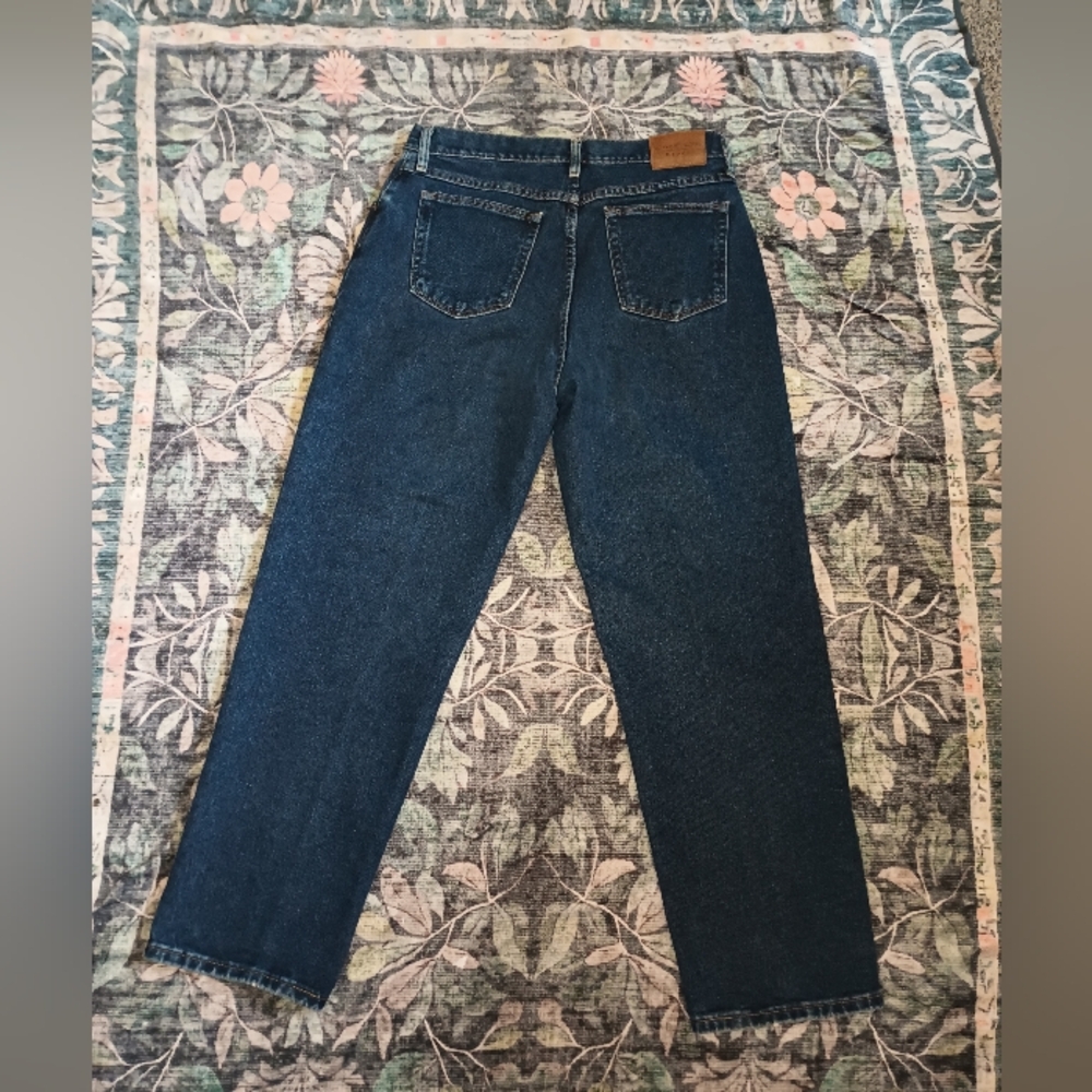 Vtg Wrangler Blues Womens Mom Jeans 10X30 Dark High Rise Retro 90s Cowgirl - Picture 3 of 10